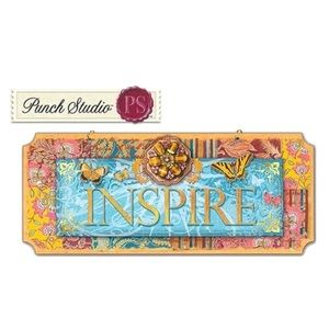 Punch Studio “Inspire” 3D Brooch Butterfly Wall Plaque w/Easel (56874)